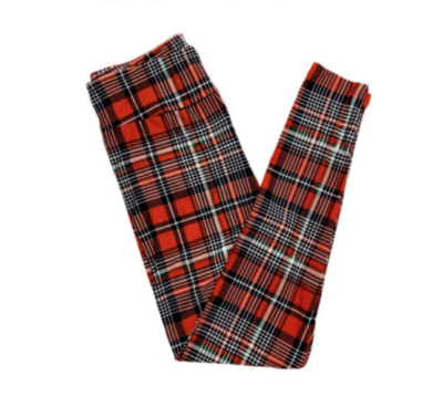 Plaid clearance lularoe leggings