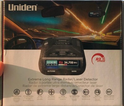 Uniden R3 Laser Radar Detector Record Shattering Performance, Built-in GPS NEW
