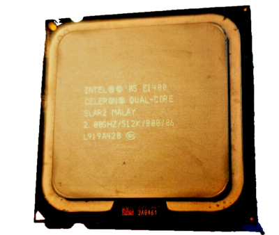 Intel 05 E1400 - Celeron Dual Core  SLAR2 2.0ghz/512K/800/06