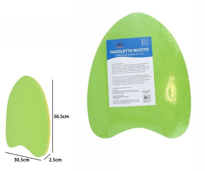 Tavola Nuoto Tavoletta 30x36cm Bambini 3-6 Anni Mare Piscina Estate dfh