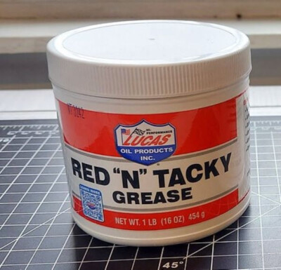 LUCAS 10574 Red N Tacky Famous All Purpose Grease 1LB, ONE Tub Included