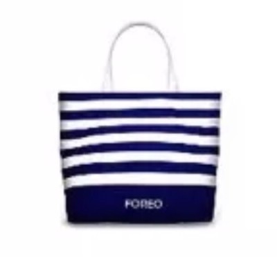 Foreo Skincare Navy Striped Tote Bag - 14'' Brand New!! NWT Fast Shipping!!