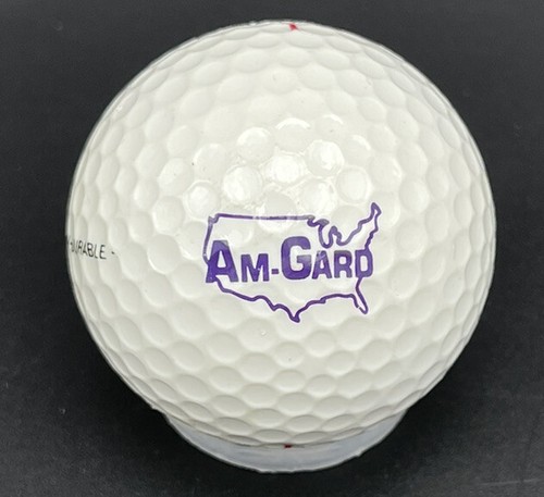 Am Gard Logo Golf Ball (1) Slazenger Surlyn Durable Pre