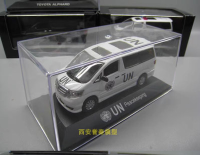 J-COLLECTION 1/43 TOYOTA ALPHARD Erffa United Nations peacekeeping van