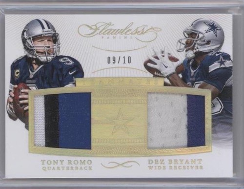 2015 Panini Flawless Dez Bryant Tony Romo #TRDB