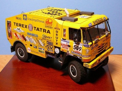 The Paris Dakar Rally Tatra_815 racing Truck car paper Model Do It Yourself DIY