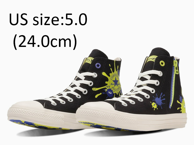 Splatoon3 × Converse All Star size 23.5 Converse ALL STAR Z HI Splatoon3 Nintendo White 2024 Shoes