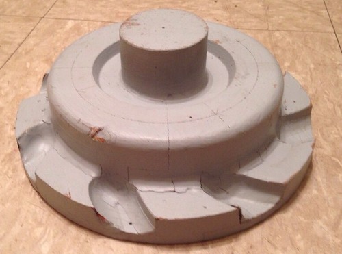 UNIQUE ANTIQUE MACHINE AGE INDUSTRIAL WOODEN GRAY FOUNDRY MOLD PATTERN STEAMPUNK