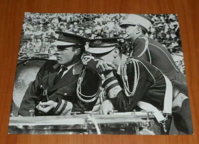 1960 Press Photo Orange Bowl Halftime Show Miami Jackson Marching Band Members