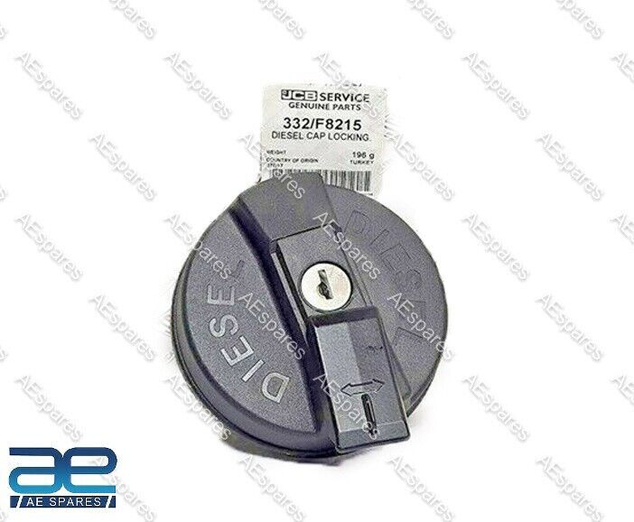 For JCB Diesel Filler Cap With 2 JCB Keys Genuine Part No.332/F8215  