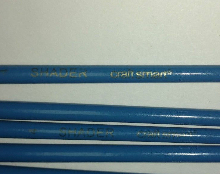 Craftsmart Round Number 4 Artist Brushes wood Handel 10 Each