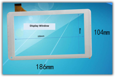 7 inch Touchscreen Digitizer Glass Little Scholar LST0704A SmarTab ST7150 s size