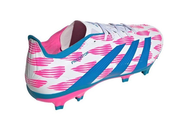 Adidas Predator League FG Soccer Cleats White Pink Blue Men‎ US 10 adidas PREDATOR LEAGUE FG Soccer Cleats - Footwear White  main image 4