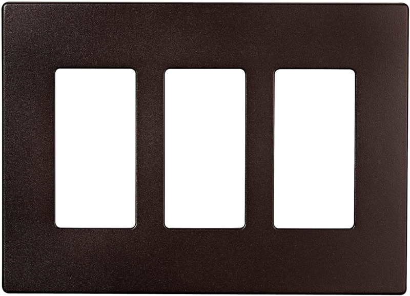 EATON PJS263RB-SP-L Designer 3-Gang Screwless Wallplate, Oil