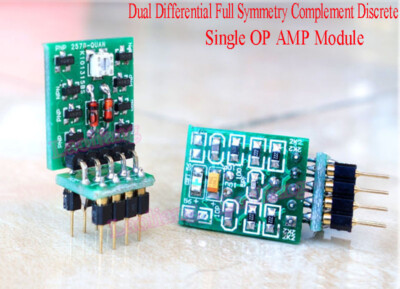 Dual Differential Full Symmetry Complement Discrete Single OP AMP Module 5V-22V
