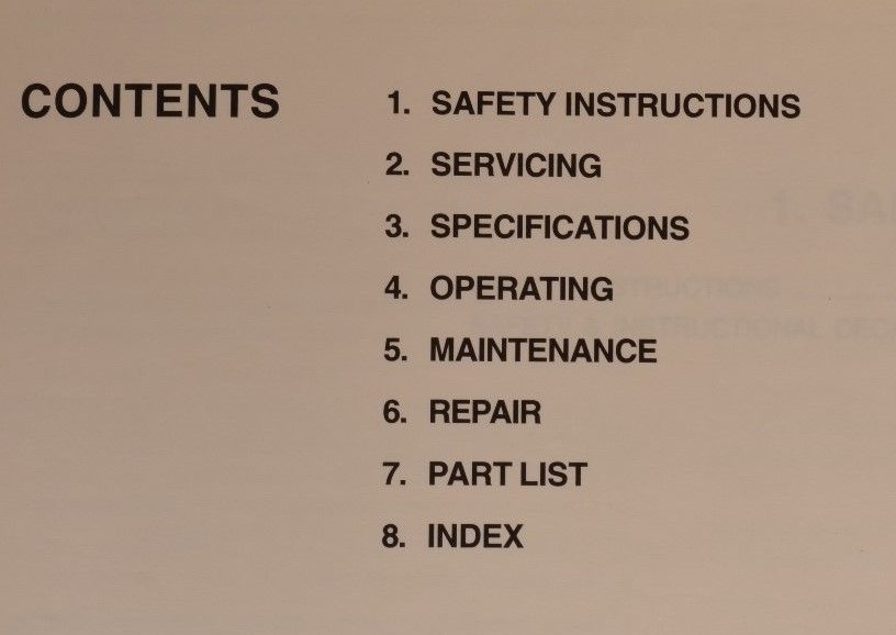 Kioti Tractor DMM60 Mid Mount Mower Deck Owners Operators Maintenance Manual