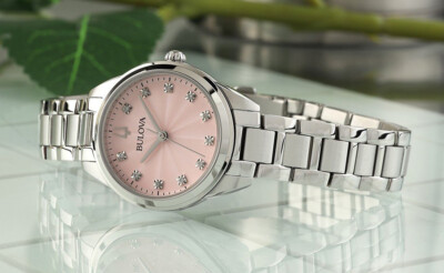 Pre-owned Bulova Silver Womens Analogue Watch Sutton 96p249