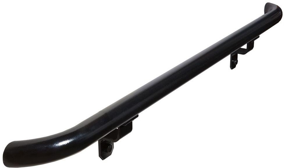 UPC 815973016572 product image for Ez Handrail 4 Ft. Textured Black Aluminum Round Hand Rail Kit With Hardware | upcitemdb.com