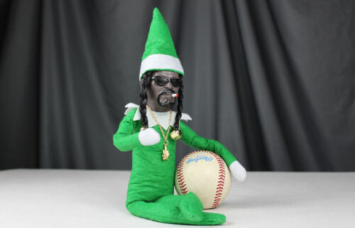 Snoop (Dogg) on a Stoop, New, Elf on a Shelf style Christmas doll