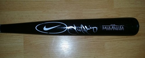 NIKE St. Louis Cardinals Luis Alicea Signed Baseball Bat 34.5/32 Model #S329