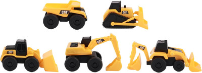 CAT Construction Toys, Little Machines 5Pk Truck Toy Set, Includes Dump Truck, F