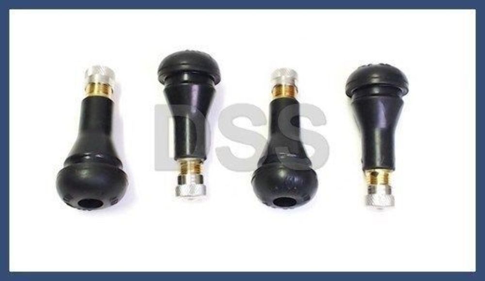 Genuine BMW Wheel Valve Stems x4 All BMW's 1968 + Current w/ Rubber