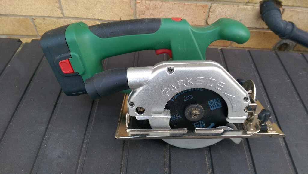 Battery Circular Saw, 18V, Parkside (Lidl), 140mm diameter blade, in
