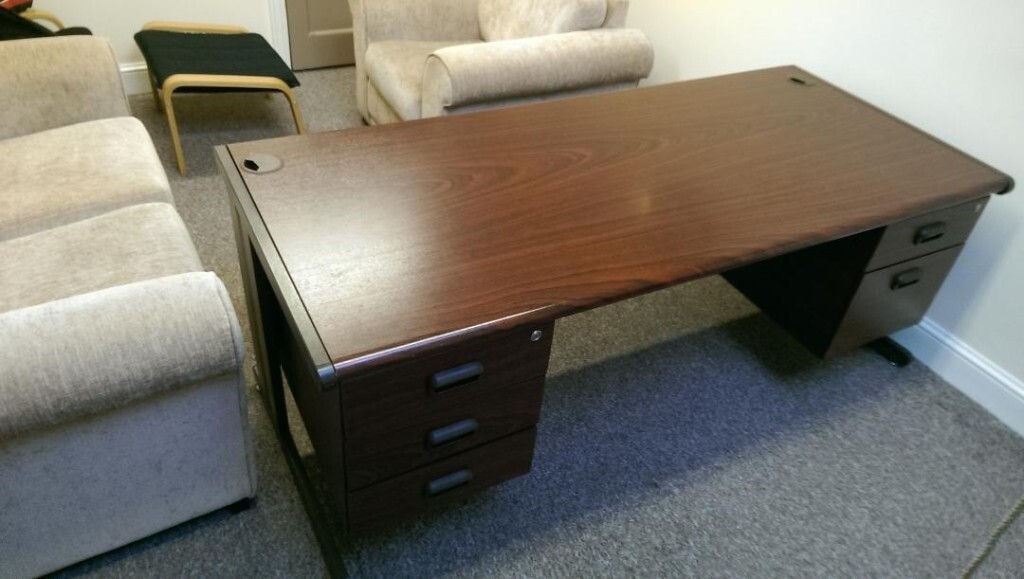 Mahogany Office Desk in Dudley, West Midlands Gumtree