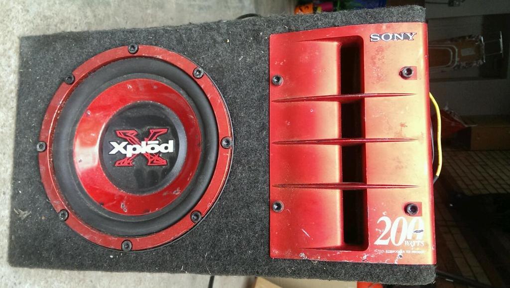 Sony xplod xs aw200x active subwoofer in Dalkeith, Midlothian Gumtree