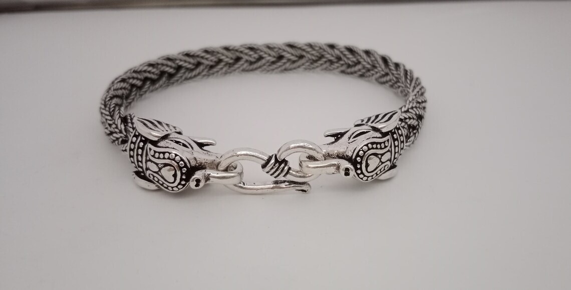 n*o様 Fern Chain Bracelet / Silve、 Fern Freeman Ceramic and Stainless Steel Chain Bracelet