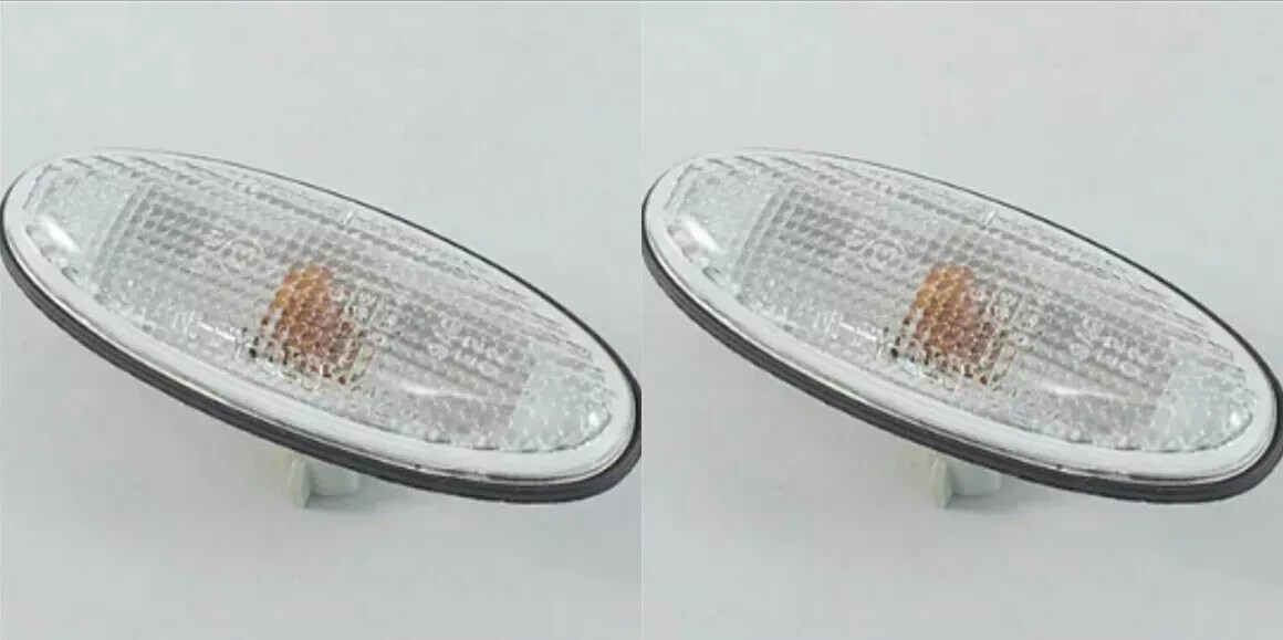 GENUINE MAZDA RX-7 Front Fender Turn Signal Clear lens Lamp B33P-51-120A x2