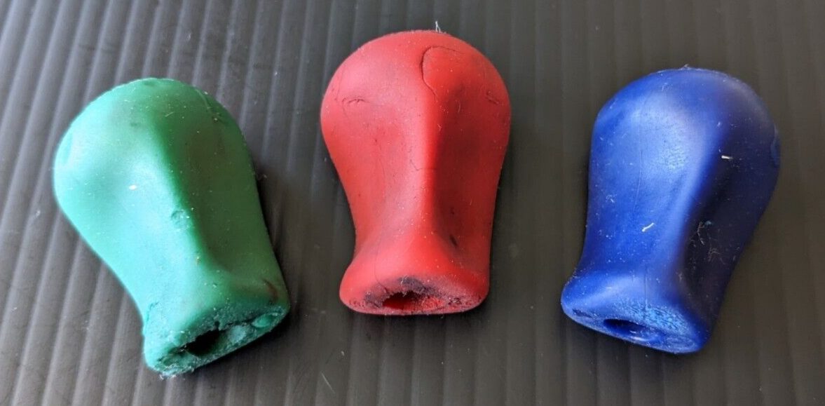 Peterson Pencil Grips for Kids Handwriting Writing Aid Gripper - 3 pcs Soft