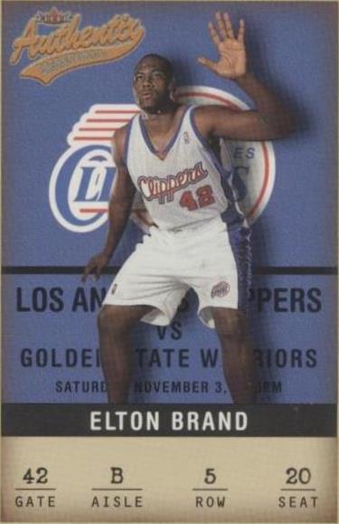 2001-02 Fleer Authentix - Elton Brand #5