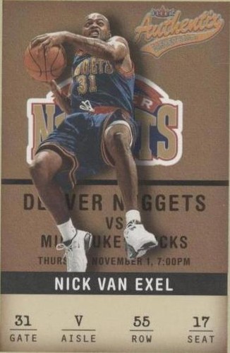 2001-02 Fleer Authentix - Nick Van Exel #55