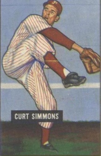 1986 C.C.C. 1951 Bowman Reprints - Curt Simmons #111