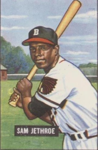 1986 C.C.C. 1951 Bowman Reprints - Sam Jethroe #242