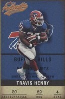 2002 Fleer Authentix Travis Henry #82