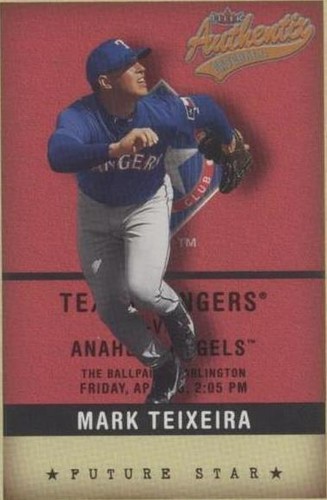 2002 Fleer Authentix - Mark Teixeira #137