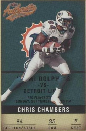 2002 Fleer Authentix Chris Chambers #25