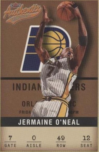 2001-02 Fleer Authentix - Jermaine O'Neal #49