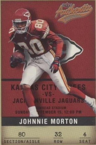 2002 Fleer Authentix Johnnie Morton #32