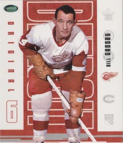2003-04 Parkhurst Original Six Detroit Red Wings - Bill Gadsby #45