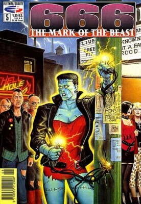 666: The Mark of the Beast #5; Fleetway/Quality 1992; Fastner & Larson; VF