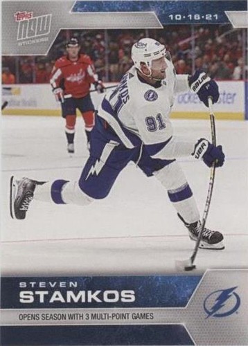 2021-22 Topps Now NHL Stickers - Steven Stamkos #18