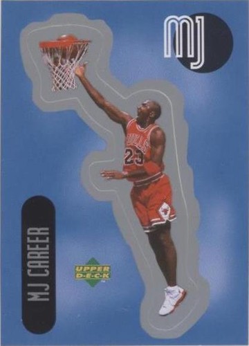 1998-99 Upper Deck Michael Jordan MJ Sticker Collection - Michael Jordan #SU24