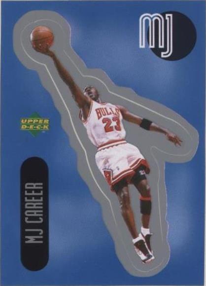 1998-99 Upper Deck Michael Jordan MJ Sticker Collection - Michael Jordan #SU22