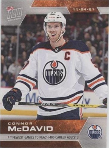 2021-22 Topps Now NHL Stickers - Connor McDavid #119