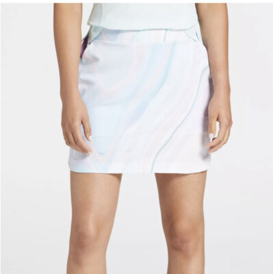 Calia Birdie Golf Skort Sz XXL Multi Marble Lilac 16  NWT