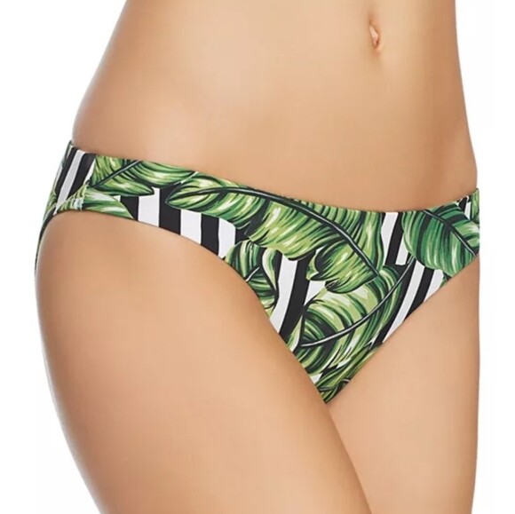 Red Carter 259958 Women Havana Leaf hipster Bikini Bottoms Swimwear Size X-Small