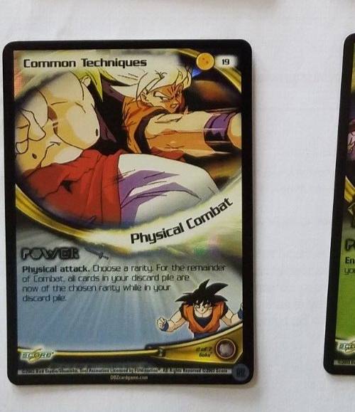 DRAGON BALL Z FOIL COMMON TECHNIQUES CARD # 19 SCORE 2003 | eBay